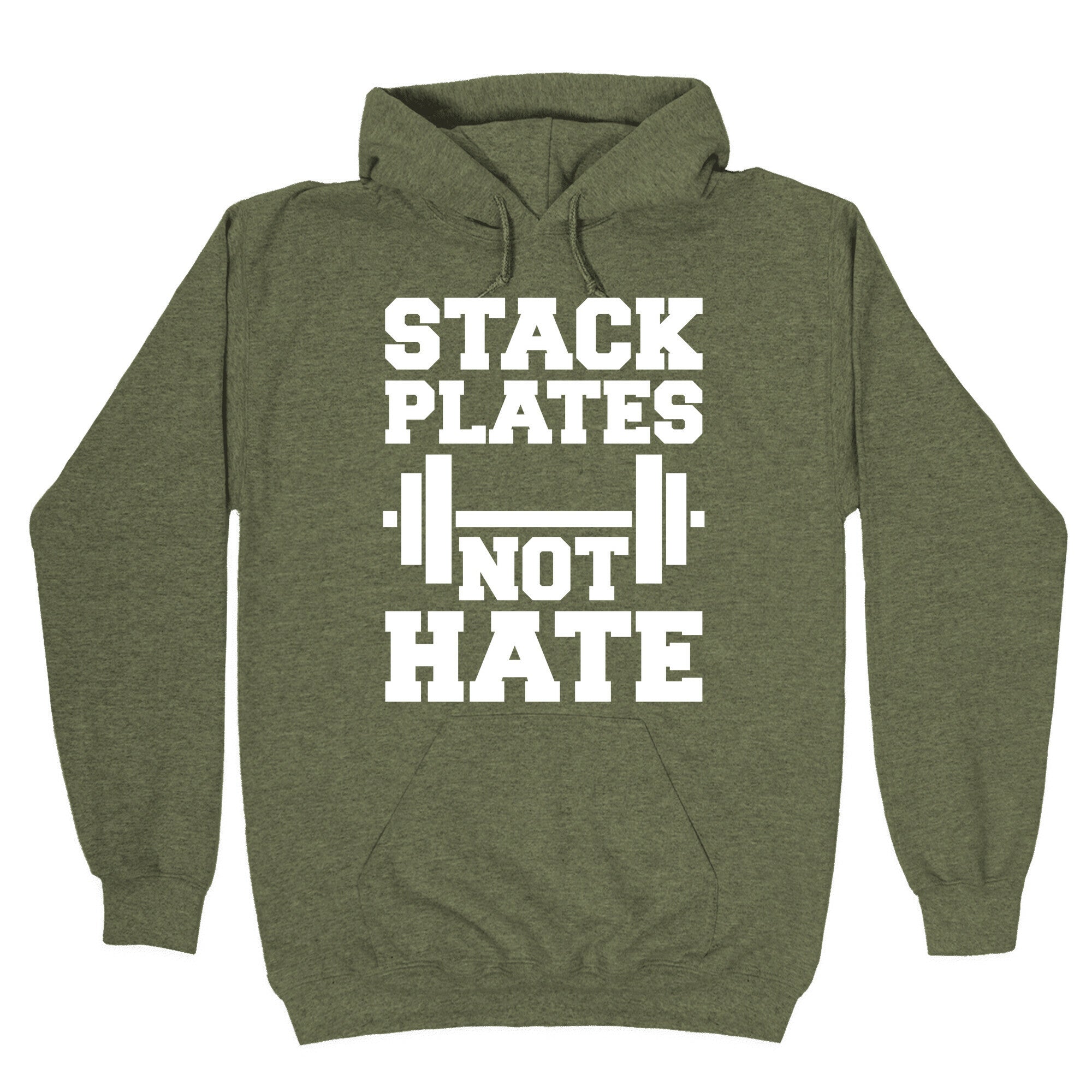 Stack Plates Not Hate Hoodie